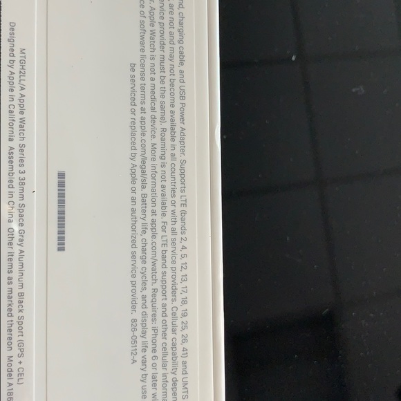 Apple Watch 3 series 38 mm